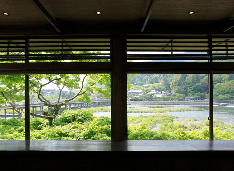 京都 嵐山よしむら 景色